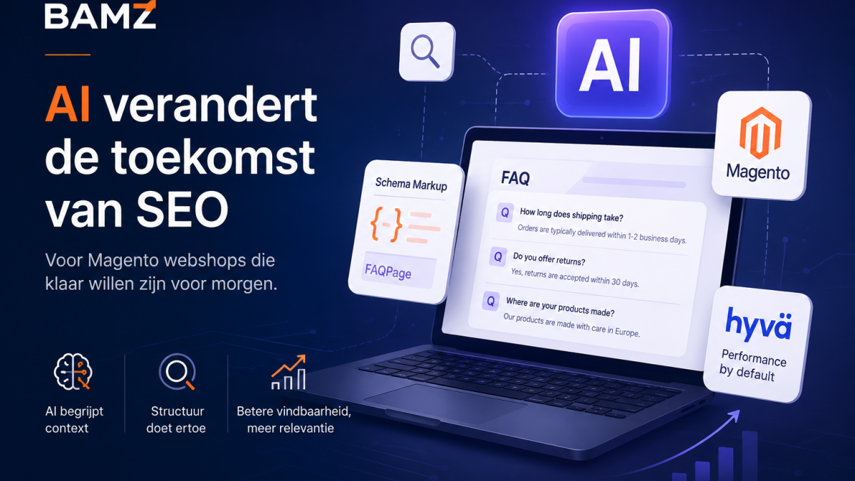 Hoe AI de toekomst van SEO voor Magento webshops verandert